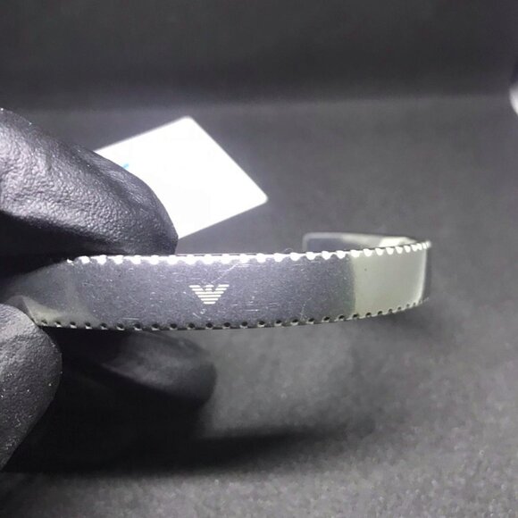 Emporio Armani Men's Stainless Steel Logo Bracelet EGS2077